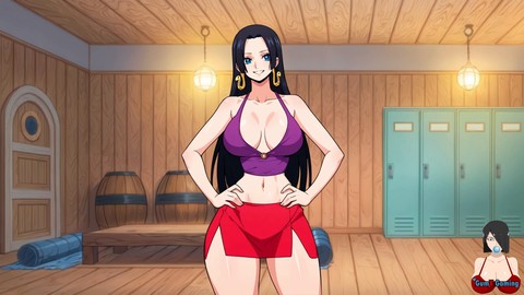 Naughty pirates, one piece sex, boa hancock hentai