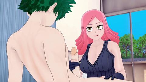 Mei Hatsume et Izuku Midoriya s'engagent dans une rencontre torride à l'infirmerie - Hentai My Hero Academia