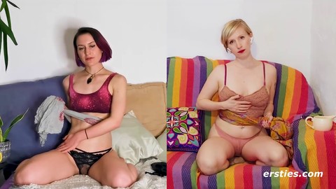 Vidéo JOI sensuelle mettant en vedette les beautés plantureuses Veronica et Flora