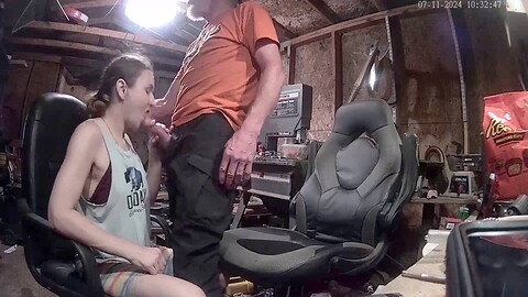 Faire adorer ma virilité dans mon atelier