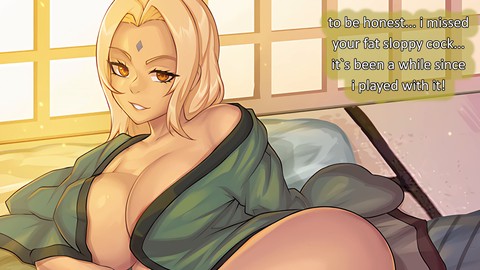 Faire l'amour avec Tsunade après une bière - JOI