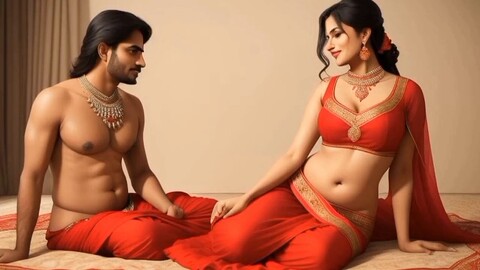 La tante indienne sexy se déchaine avec ses étudiants de l'université