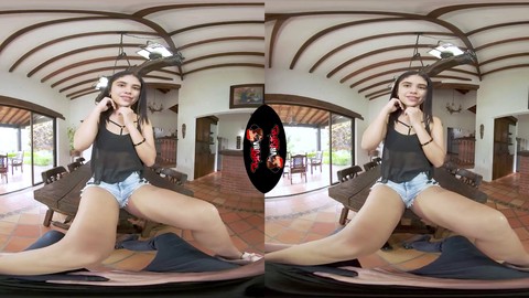 Latina teen vr, 精液, ティーン