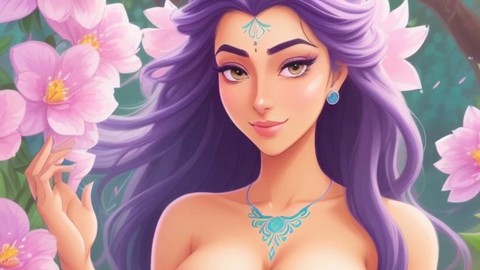 Sesso hentai anime infuocato con un tocco glamour e intensi giochi erotici